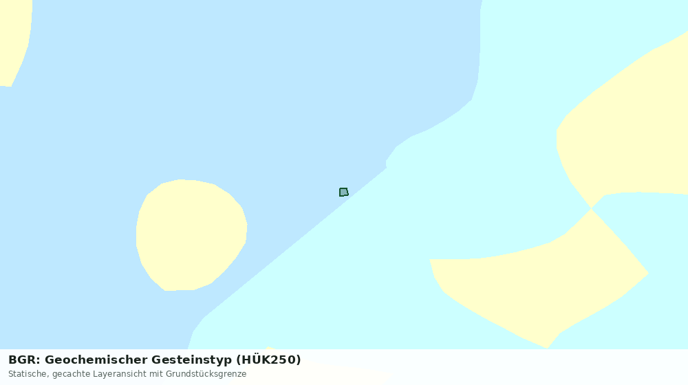 Statische Kartenansicht: BGR: Geochemischer Gesteinstyp (HÜK250)