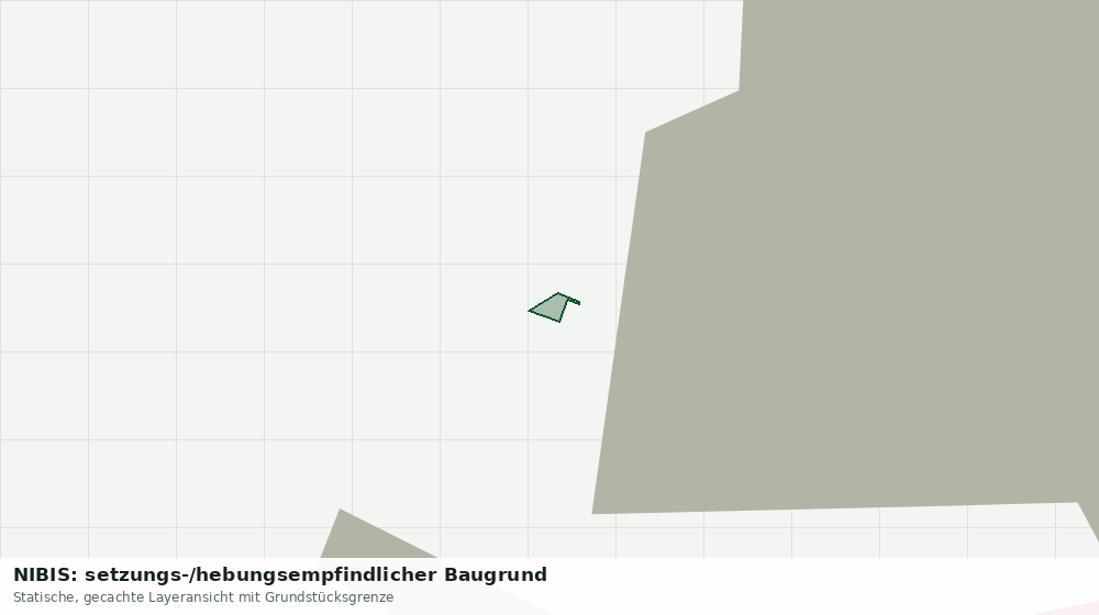 Statische Kartenansicht: NIBIS: setzungs-/hebungsempfindlicher Baugrund