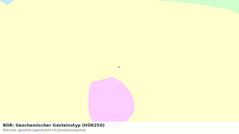 Statische Kartenansicht: BGR: Geochemischer Gesteinstyp (HÜK250)