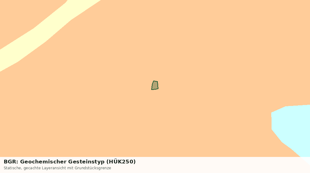 Statische Kartenansicht: BGR: Geochemischer Gesteinstyp (HÜK250)