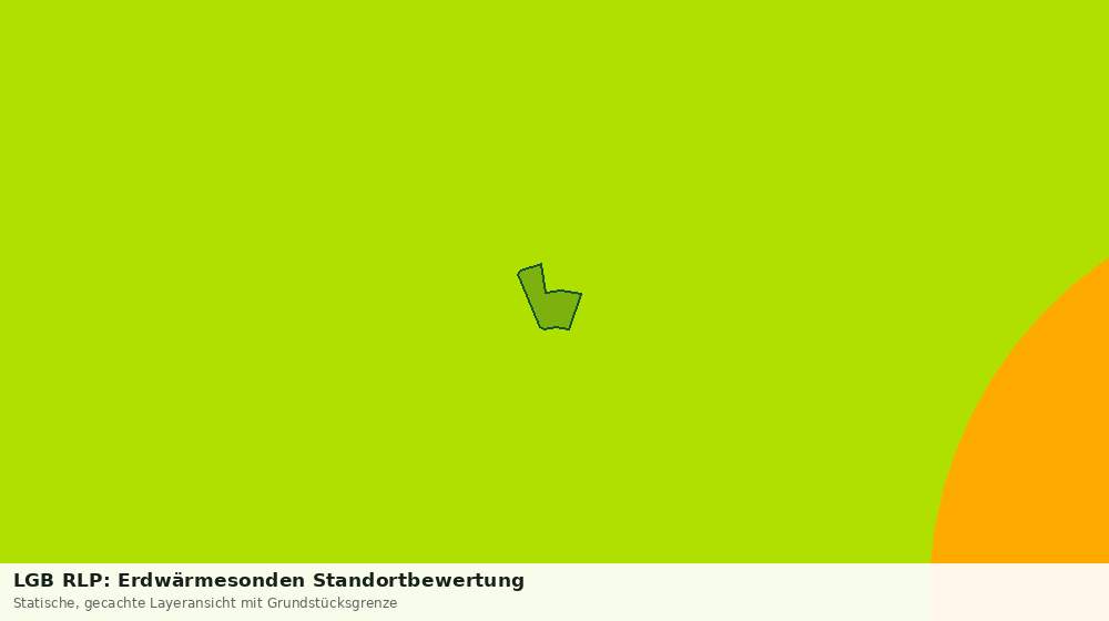 Statische Kartenansicht: LGB RLP: Erdwärmesonden Standortbewertung