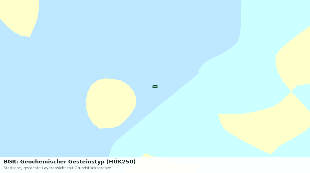 Statische Kartenansicht: BGR: Geochemischer Gesteinstyp (HÜK250)
