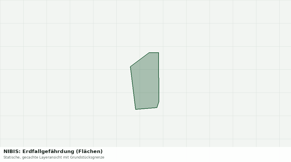Statische Kartenansicht: NIBIS: Erdfallgefährdung (Flächen)