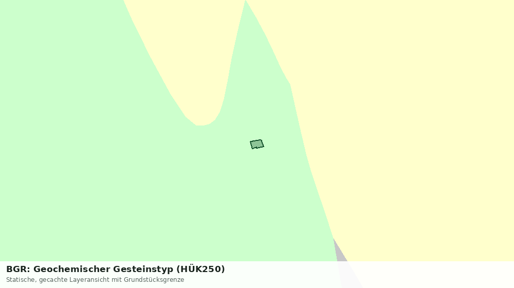 Statische Kartenansicht: BGR: Geochemischer Gesteinstyp (HÜK250)