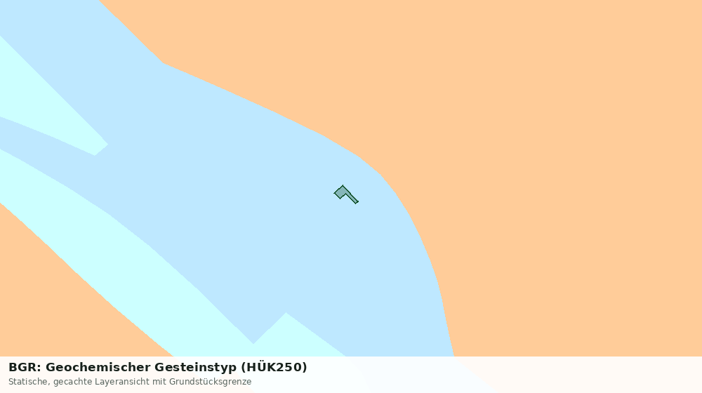 Statische Kartenansicht: BGR: Geochemischer Gesteinstyp (HÜK250)