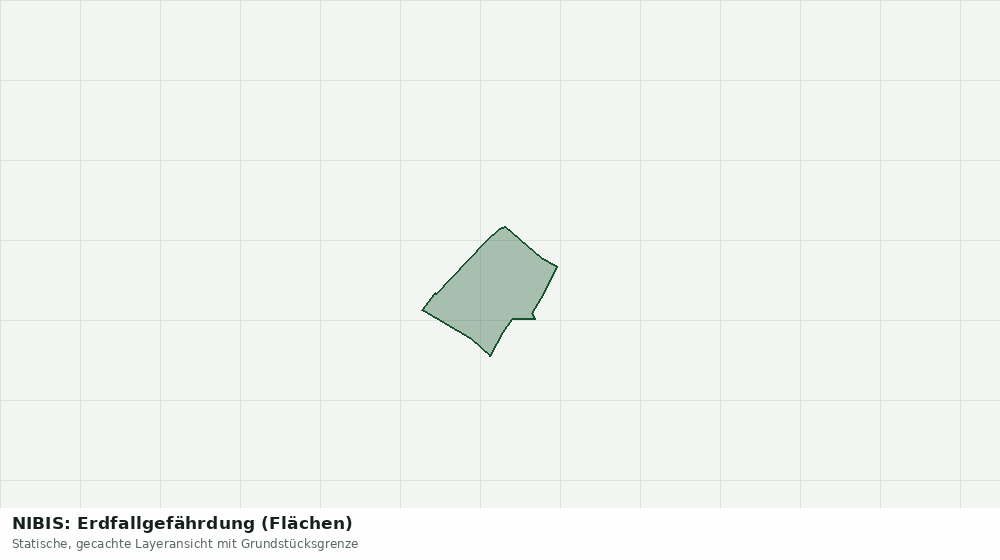 Statische Kartenansicht: NIBIS: Erdfallgefährdung (Flächen)