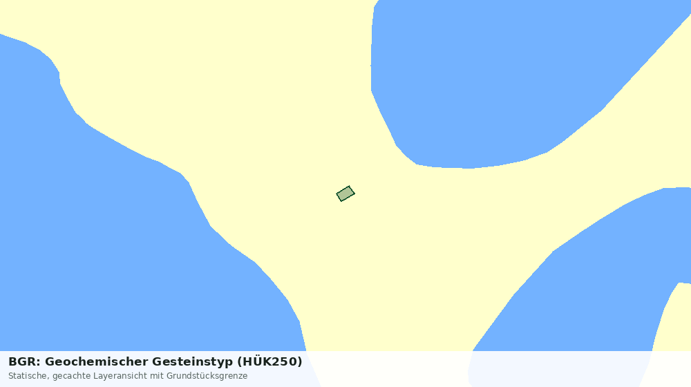 Statische Kartenansicht: BGR: Geochemischer Gesteinstyp (HÜK250)