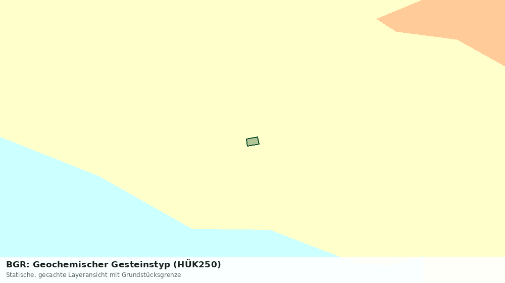 Statische Kartenansicht: BGR: Geochemischer Gesteinstyp (HÜK250)