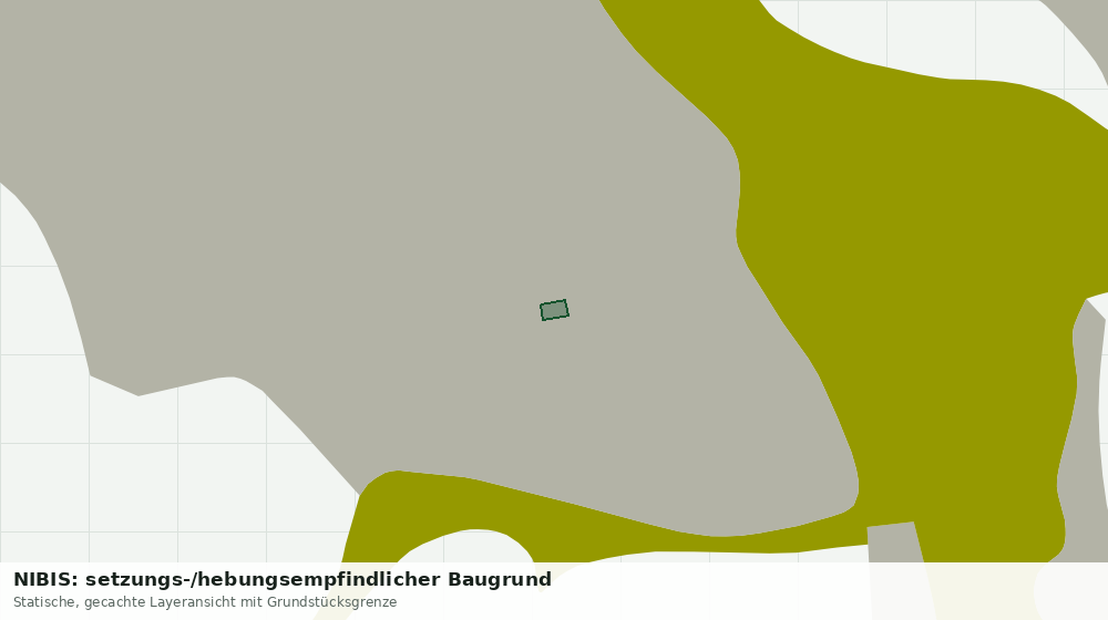 Statische Kartenansicht: NIBIS: setzungs-/hebungsempfindlicher Baugrund