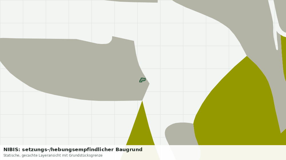 Statische Kartenansicht: NIBIS: setzungs-/hebungsempfindlicher Baugrund