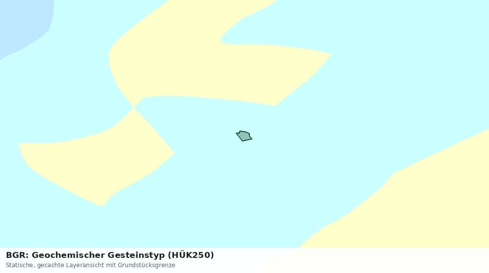 Statische Kartenansicht: BGR: Geochemischer Gesteinstyp (HÜK250)