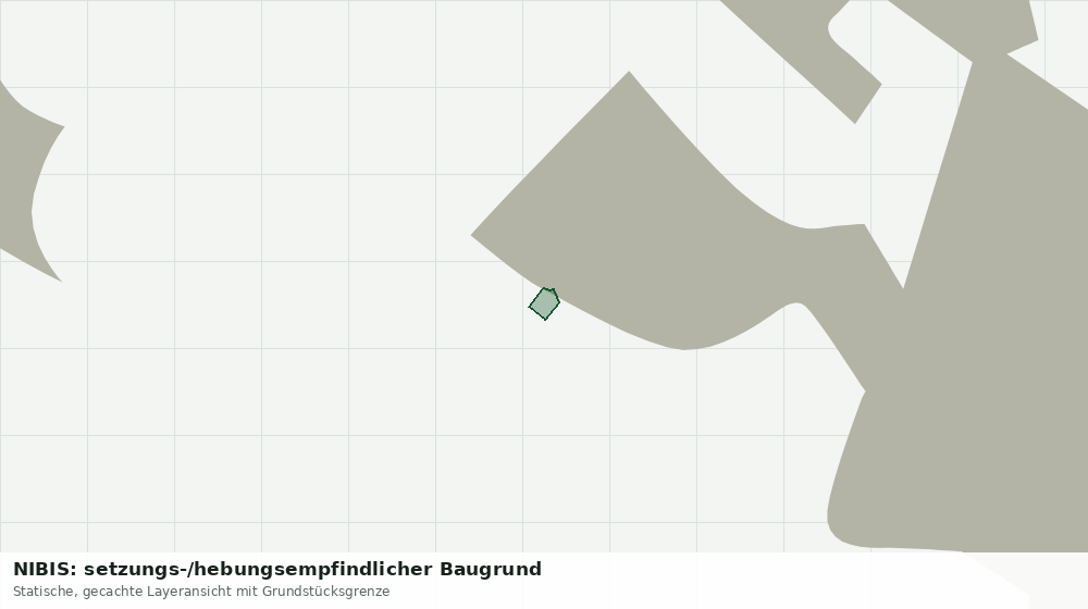 Statische Kartenansicht: NIBIS: setzungs-/hebungsempfindlicher Baugrund