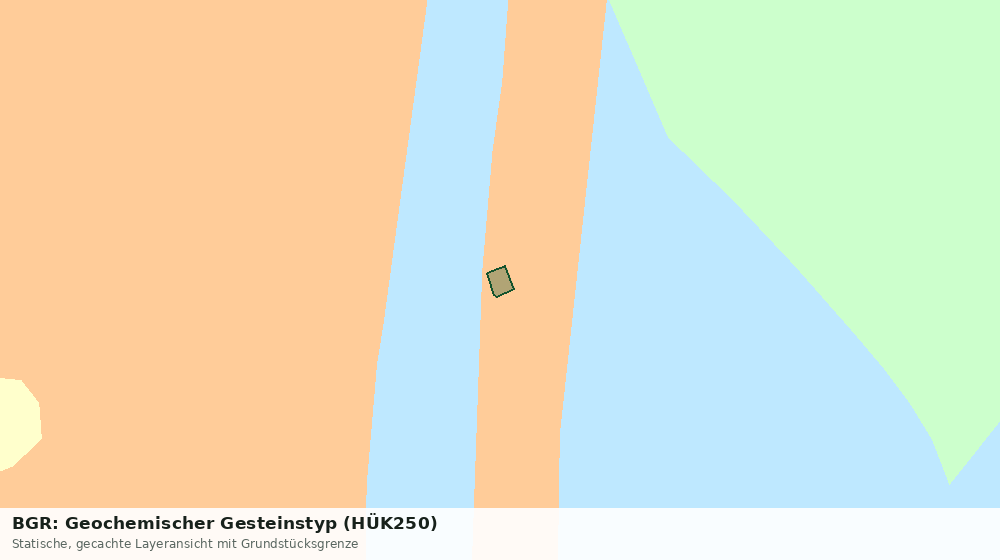 Statische Kartenansicht: BGR: Geochemischer Gesteinstyp (HÜK250)