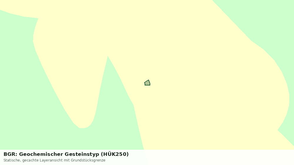 Statische Kartenansicht: BGR: Geochemischer Gesteinstyp (HÜK250)