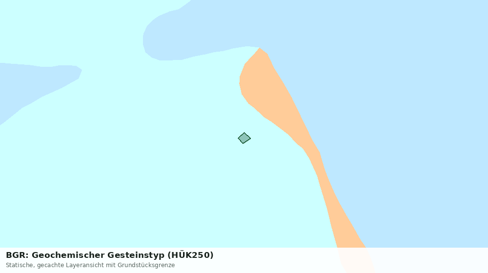 Statische Kartenansicht: BGR: Geochemischer Gesteinstyp (HÜK250)