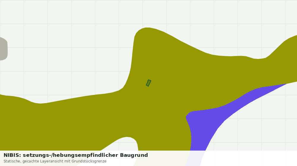 Statische Kartenansicht: NIBIS: setzungs-/hebungsempfindlicher Baugrund