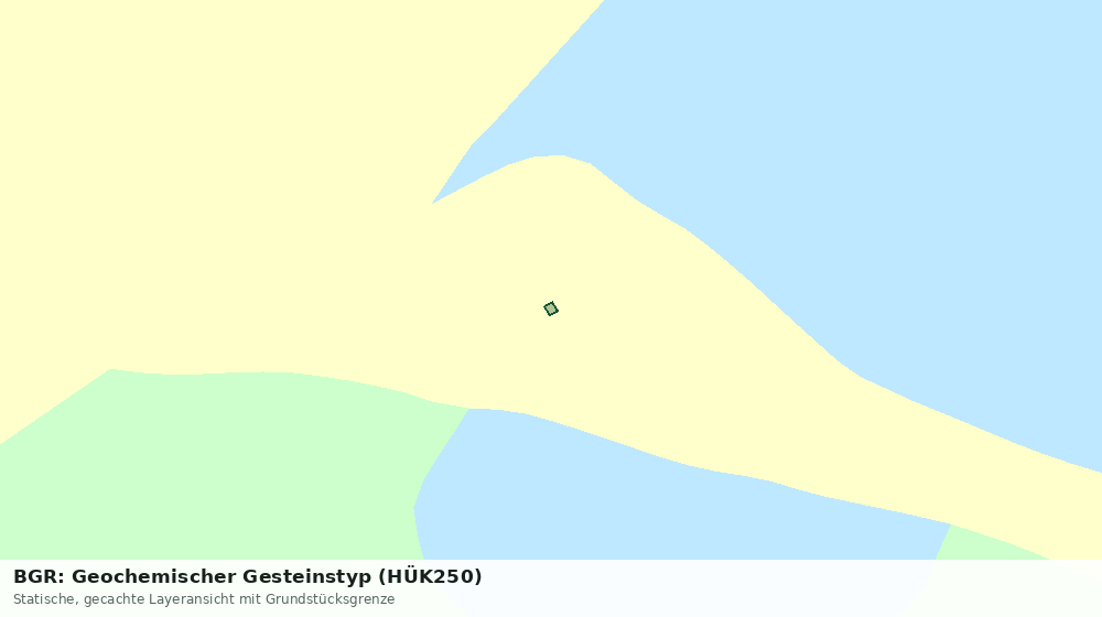 Statische Kartenansicht: BGR: Geochemischer Gesteinstyp (HÜK250)