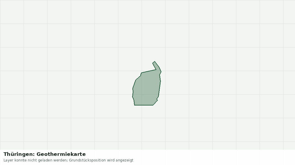 Statische Kartenansicht: Thüringen: Geothermiekarte
