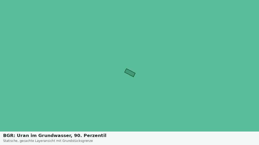 Statische Kartenansicht: BGR: Uran im Grundwasser, 90. Perzentil