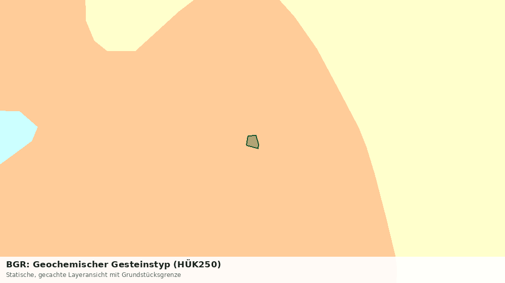 Statische Kartenansicht: BGR: Geochemischer Gesteinstyp (HÜK250)