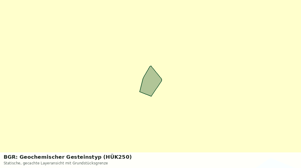 Statische Kartenansicht: BGR: Geochemischer Gesteinstyp (HÜK250)