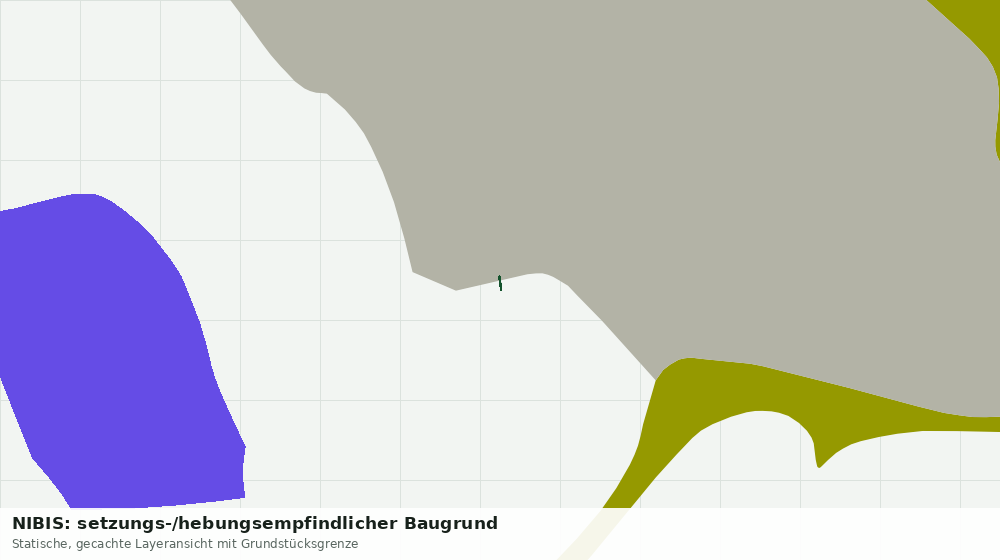 Statische Kartenansicht: NIBIS: setzungs-/hebungsempfindlicher Baugrund