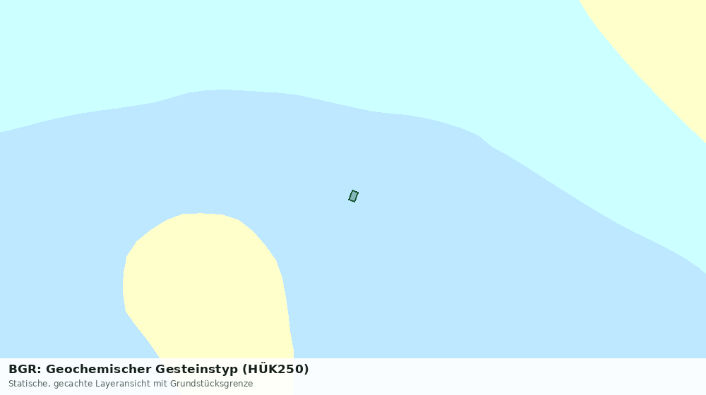 Statische Kartenansicht: BGR: Geochemischer Gesteinstyp (HÜK250)