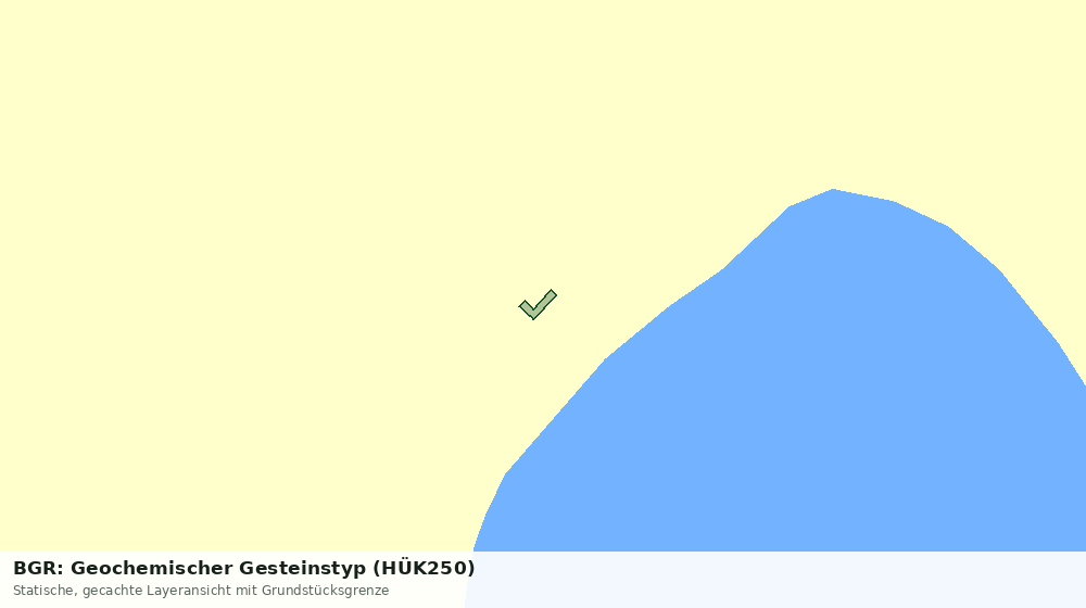 Statische Kartenansicht: BGR: Geochemischer Gesteinstyp (HÜK250)