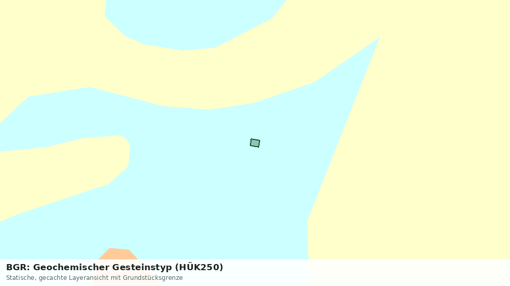 Statische Kartenansicht: BGR: Geochemischer Gesteinstyp (HÜK250)