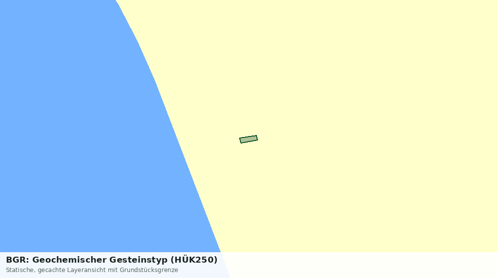 Statische Kartenansicht: BGR: Geochemischer Gesteinstyp (HÜK250)