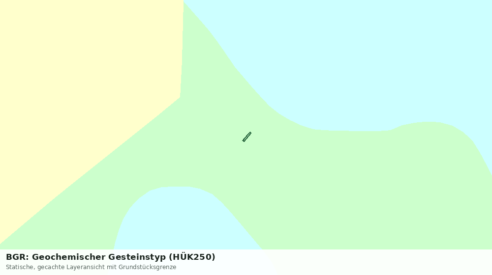 Statische Kartenansicht: BGR: Geochemischer Gesteinstyp (HÜK250)