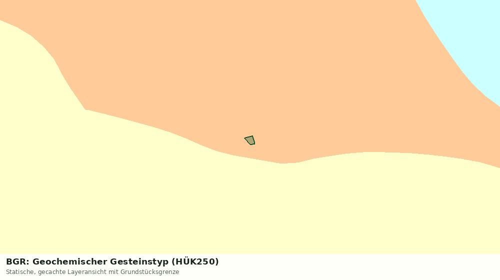 Statische Kartenansicht: BGR: Geochemischer Gesteinstyp (HÜK250)