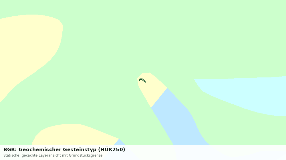 Statische Kartenansicht: BGR: Geochemischer Gesteinstyp (HÜK250)