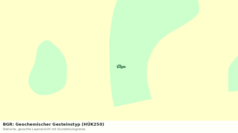 Statische Kartenansicht: BGR: Geochemischer Gesteinstyp (HÜK250)