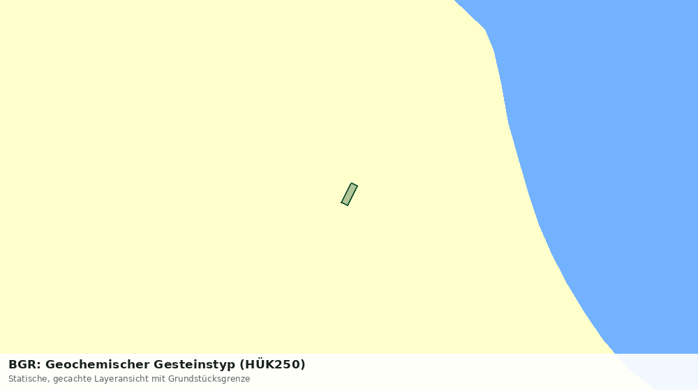 Statische Kartenansicht: BGR: Geochemischer Gesteinstyp (HÜK250)