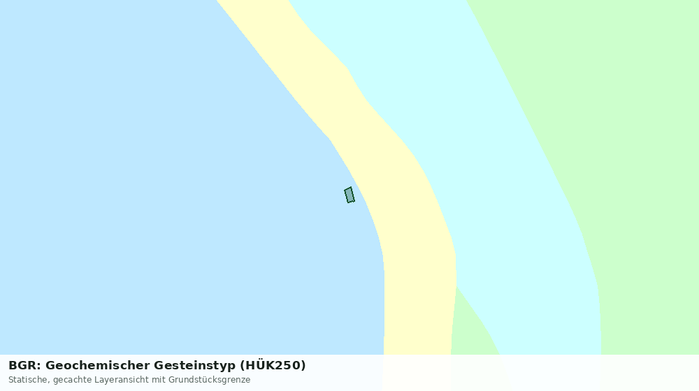 Statische Kartenansicht: BGR: Geochemischer Gesteinstyp (HÜK250)