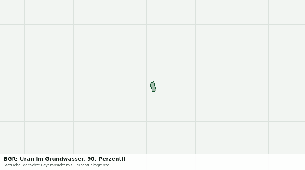 Statische Kartenansicht: BGR: Uran im Grundwasser, 90. Perzentil
