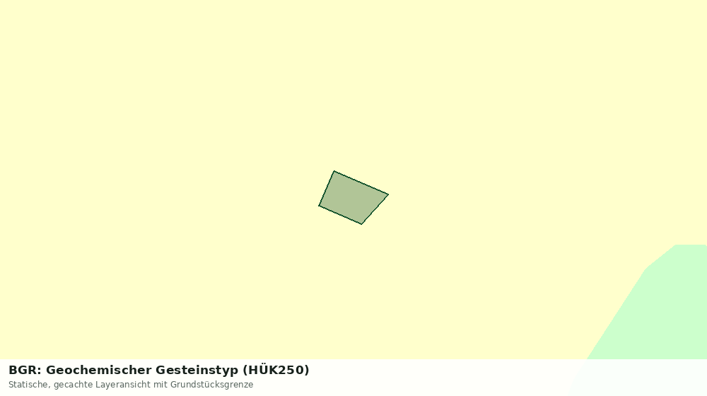 Statische Kartenansicht: BGR: Geochemischer Gesteinstyp (HÜK250)