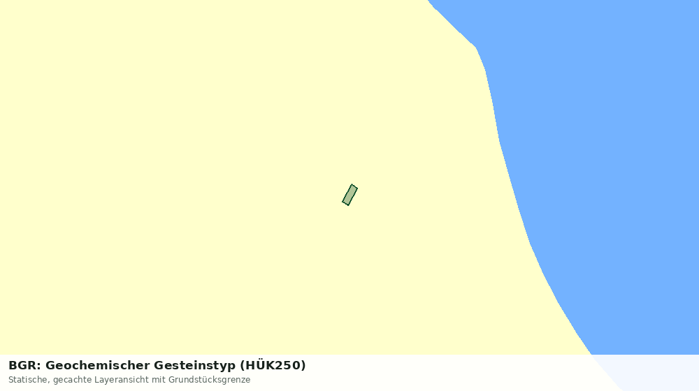 Statische Kartenansicht: BGR: Geochemischer Gesteinstyp (HÜK250)