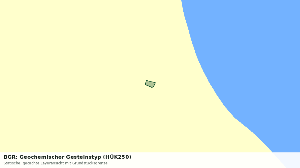 Statische Kartenansicht: BGR: Geochemischer Gesteinstyp (HÜK250)