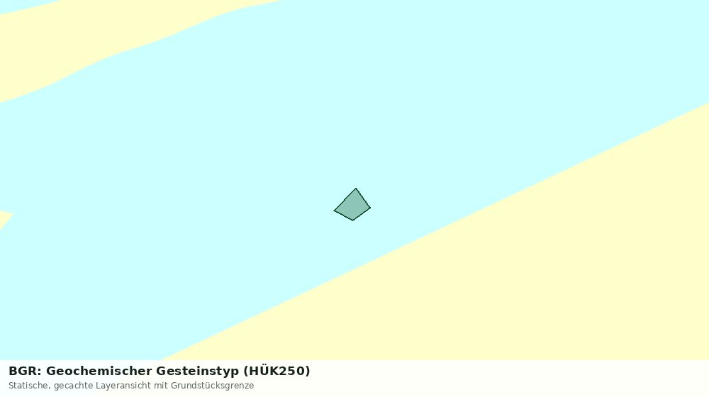 Statische Kartenansicht: BGR: Geochemischer Gesteinstyp (HÜK250)