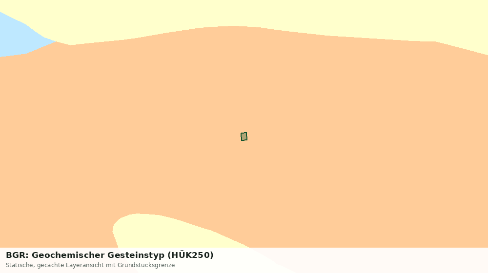 Statische Kartenansicht: BGR: Geochemischer Gesteinstyp (HÜK250)