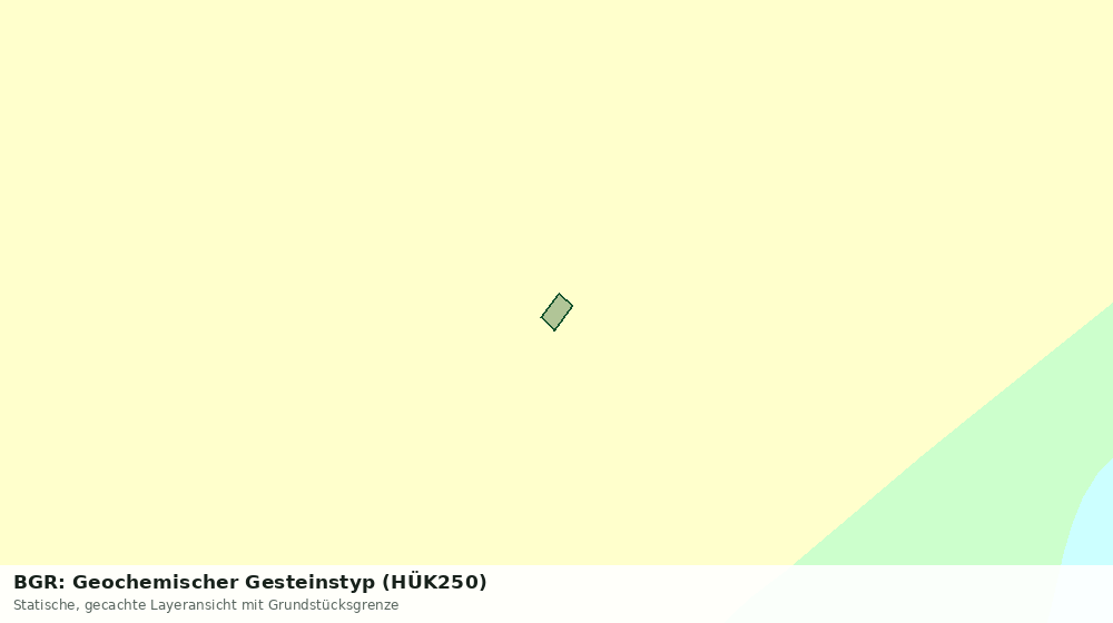 Statische Kartenansicht: BGR: Geochemischer Gesteinstyp (HÜK250)