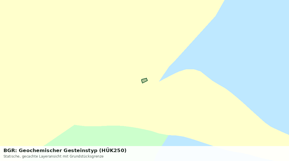 Statische Kartenansicht: BGR: Geochemischer Gesteinstyp (HÜK250)