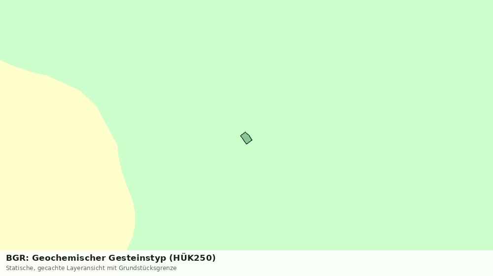 Statische Kartenansicht: BGR: Geochemischer Gesteinstyp (HÜK250)