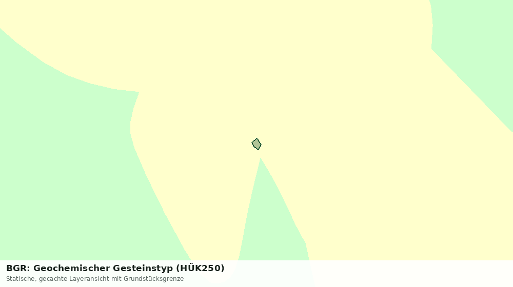 Statische Kartenansicht: BGR: Geochemischer Gesteinstyp (HÜK250)