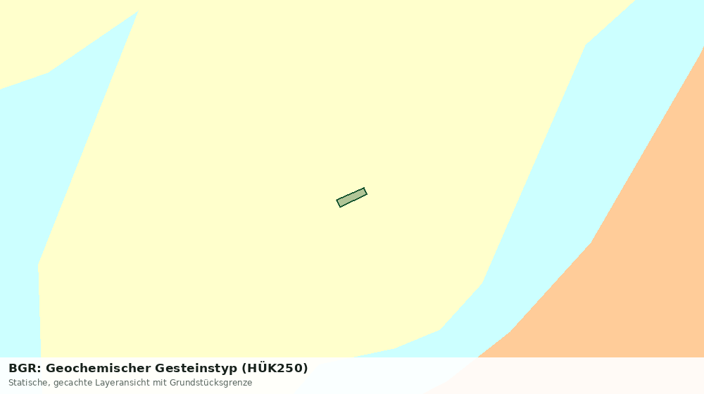 Statische Kartenansicht: BGR: Geochemischer Gesteinstyp (HÜK250)