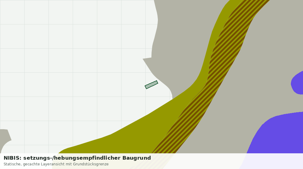 Statische Kartenansicht: NIBIS: setzungs-/hebungsempfindlicher Baugrund