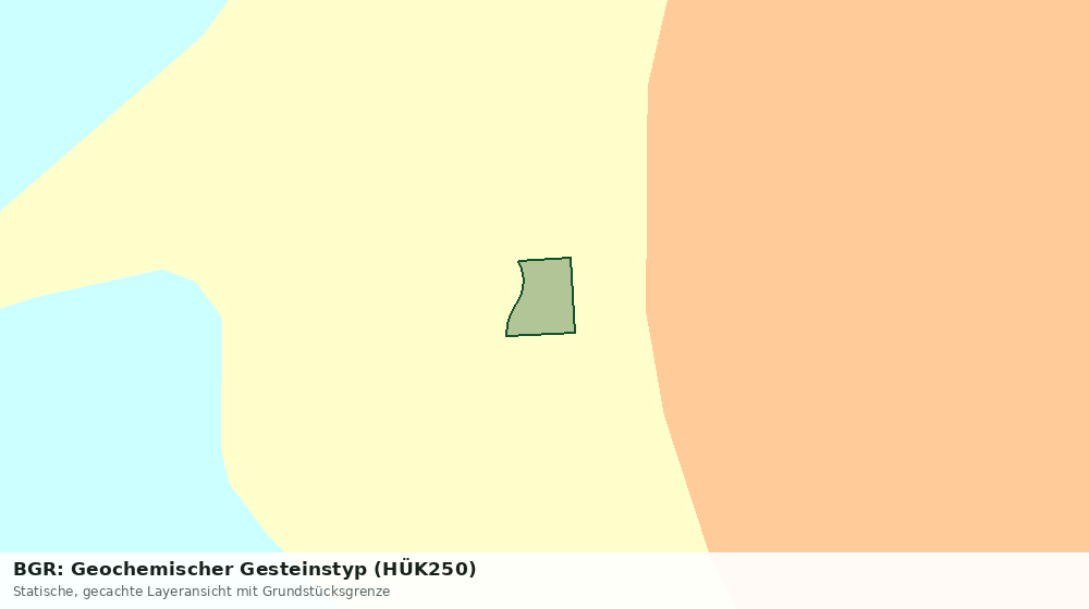 Statische Kartenansicht: BGR: Geochemischer Gesteinstyp (HÜK250)