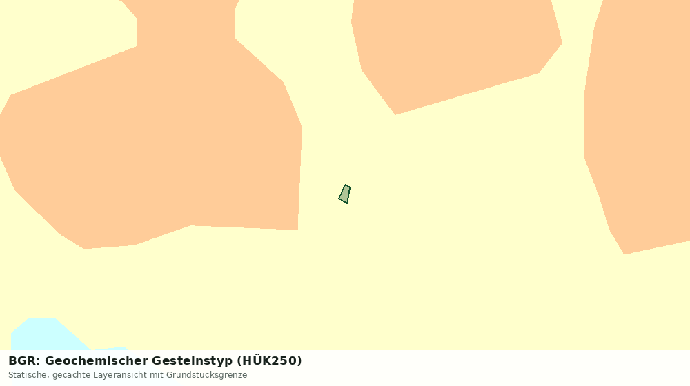 Statische Kartenansicht: BGR: Geochemischer Gesteinstyp (HÜK250)